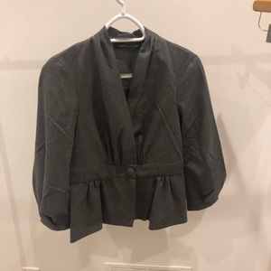 Zara peplum blazer in small